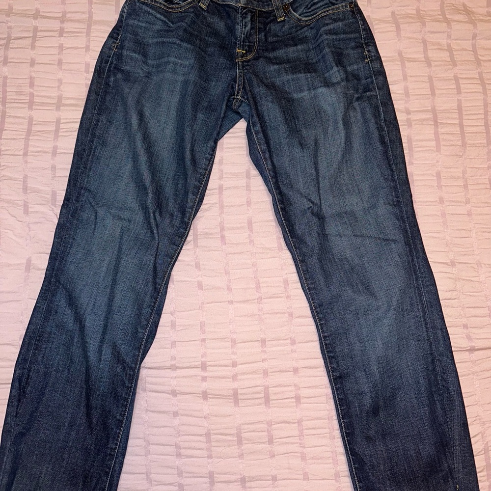 Lucky Brand Dark Blue Straight Leg Jeans - Picture 2 of 5